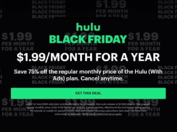 Get 12 Months of Hulu TV for Only $1.99 a Month