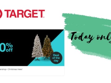 50% off Wondershop Christmas Trees at Target!