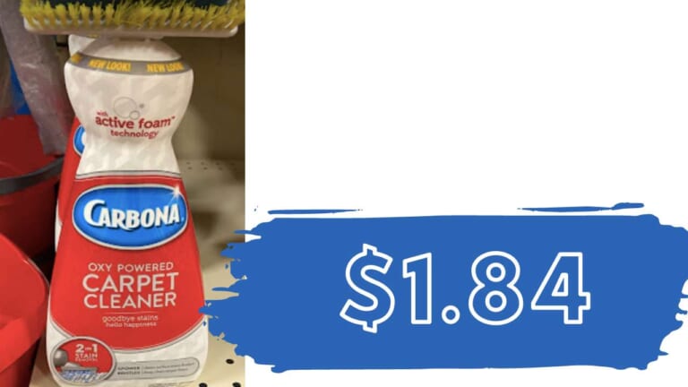 Use Ibotta to Make Carbona Carpet Cleaner $1.84 at Publix