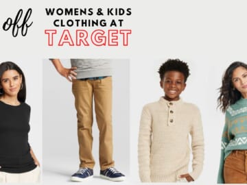40% off Women’s & Kids Clothing at Target | Today Only!