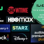 TV & Video Streaming + Audiobook Black Friday Offers
