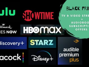 TV & Video Streaming + Audiobook Black Friday Offers
