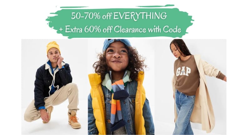 GAP Factory | 50%-70% off Everything