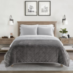 Walmart Black Friday! Dearfoams Velvet Plush 7-Piece Quilt Bedding Set $29 (Reg. $44) – All Sizes – 5 Colors!