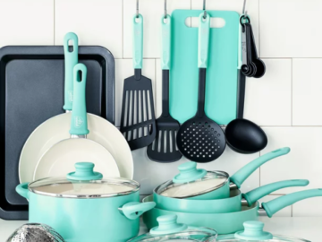 Walmart Cyber Monday: GreenLife Soft Grip Ceramic Non-stick Cookware Set,18 Piece – $59 (Reg. $129.99)