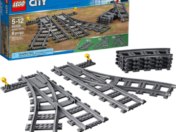 LEGO City Trains Switch Tracks  Building Toy Set (8 Pieces) $9.59 (Reg. $15.99)
