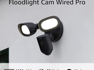 Amazon Cyber Monday! Save BIG on Ring Floodlight Cam Pro from $209.99 Shipped Free (Reg. $249.99) – 5.2K+ FAB Ratings!