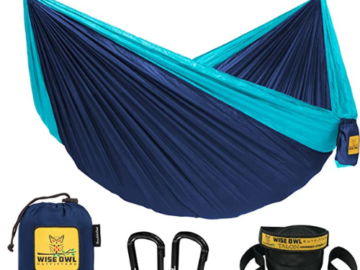 Amazon Cyber Monday! Wise Owl Outfitters Camping Hammock $15.96 After Coupon (Reg. $29.95) – 45K+ FAB Ratings! – Prime Exclusive Deal!
