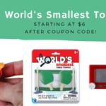 50% Off World’s Smallest Toys + 20% Off Kohl’s Coupon!