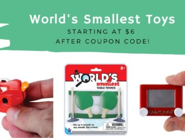 50% Off World’s Smallest Toys + 20% Off Kohl’s Coupon!