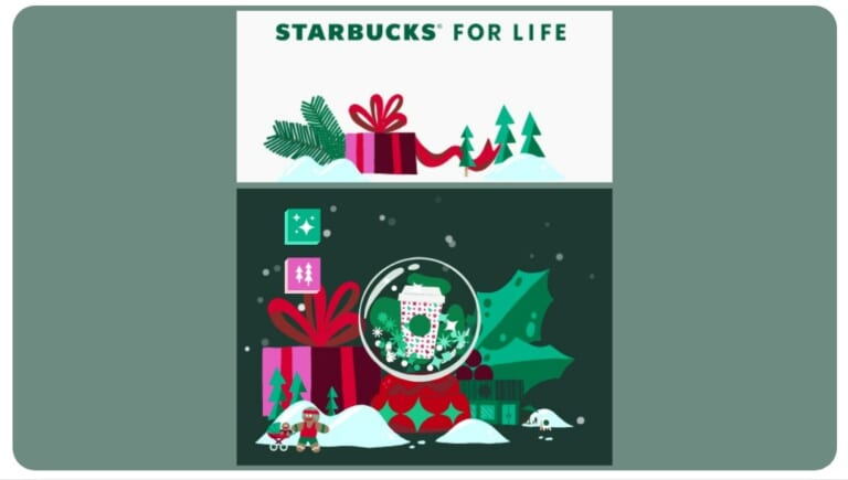 Starbucks For Life Instant Win Game