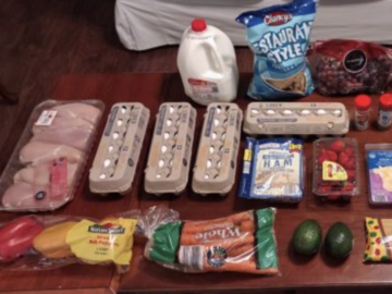 Brigette’s $116 Grocery Shopping Trip and Weekly Menu Plan for 6
