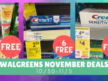 Video: Top CVS & Walgreens Deals 10/30-11/5