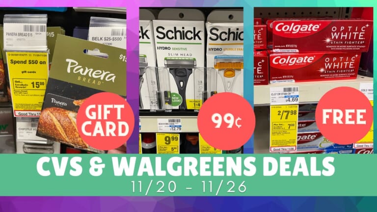 Video: Top CVS & Walgreens Deals 11/20-11/26