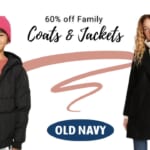 Old Navy | 60% off Coats & Jackets for the Family