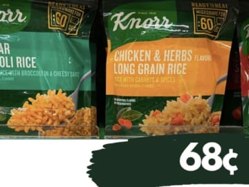 68¢ Knorr Rice & Pasta Sides at the Publix Extra Savings Event