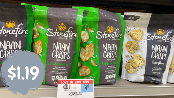 Stonefire Coupon | $1.19 Naan Crisps at Publix