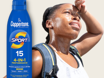 Coppertone SPORT Sunscreen Spray SPF 15, Water Resistant as low as $5.94 Shipped Free (Reg. $12) – FAB Ratings!