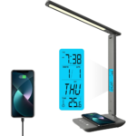 LED Desk Lamp with Wireless Charger and Digital Clock $26.39 After Coupon (Reg. $56) + Free Shipping! 3K+ FAB Ratings!