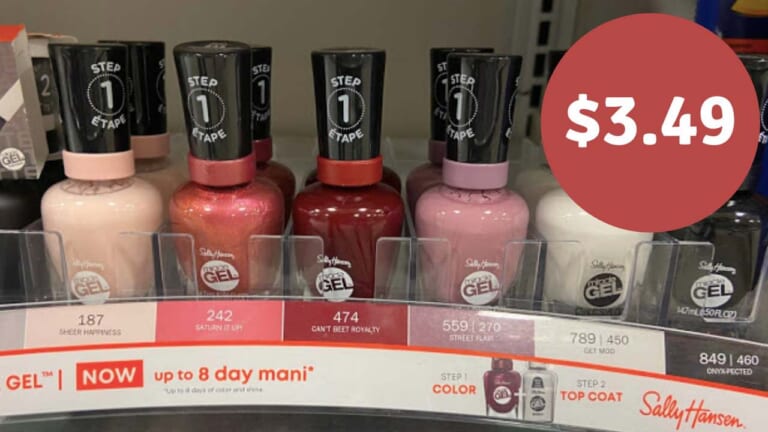 $3.49 Sally Hansen Miracle Gel Nail Polish (reg. $9.99)