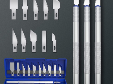 16-Piece Precision Craft Utility Art Exacto Knife Set $12.98 (Reg. $33) – LOWEST PRICE!