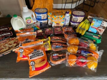 Crystal’s $113 grocery shopping purchases this past week