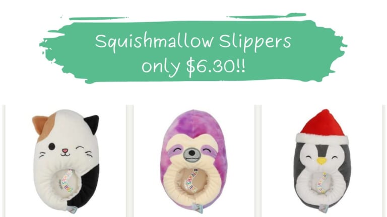 Walgreens | $6.30 Squishmallow Slippers