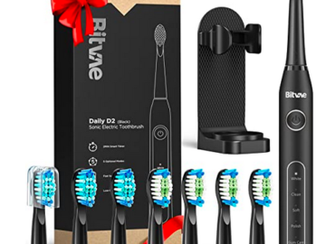 *HOT* Rechargeable Electric Toothbrush with 8 Heads only $10.74!