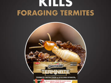 15-Count Spectracide Terminate Termite Detection & Killing Stakes as low as $37.08 After Coupon (Reg. $53) + Free Shipping – $2.47 EACH!
