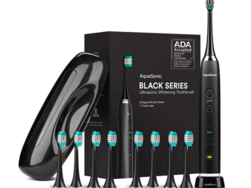 AquaSonic Black Series Ultra Whitening Toothbrush only $24.95 (Reg. $60!)