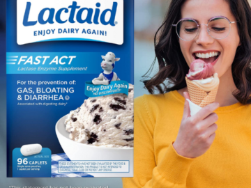 96-Count Lactaid Fast Act Lactose Intolerance Relief Caplets as low as $12.47 After Coupon (Reg. $22.22) + Free Shipping! 13¢/Caplet!