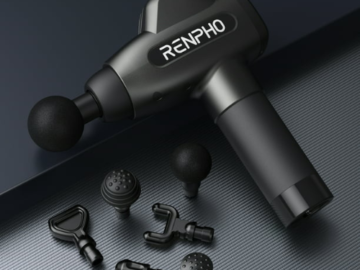 Renpho Percussion Muscle Massage Gun $45.99 Shipped Free (Reg. $99) – 1.3K+ FAB Ratings!