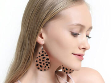 24 Pairs Faux Leather Earrings $13.99 (Reg. $15) – $0.58/ Pair, 2 Set Options + 16 Pairs Holiday Earrings only $16.99 or $1.06/ Pair