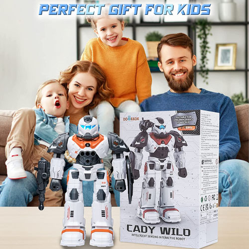 Remote Control Robot Toy $14.39 After Code (Reg. $36) + Free Shipping – with Dancing/Shooting, Rechargeable Programmable with 2.4GHz Intelligent Gesture Sensing