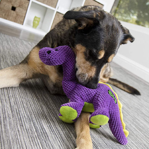 THREE goDog Checkers Plush & PlayClean Large Purple Squeaky Dog Toy as low as $4.74 EACH (Reg. $14) – Free Shipping + Get 3 for the price of 2