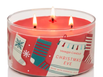 Yankee Candle 3-Wick Candles only $10 Today!