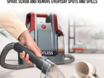 Hoover Spotless Portable Carpet and Upholstery Spot Cleaner $68 Shipped Free (Reg. $129) – FAB Ratings!