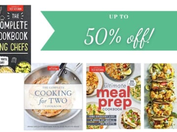50% Off America’s Test Kitchen Cookbooks on Amazon