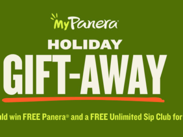 Panera Holiday Gift-Away Instant Win Game (25,125 Winners!)