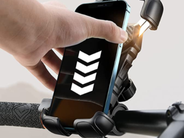 Lisen Universal Bike/Motorcycle Phone Mount $8.09 After Code & Coupon (Reg. $20) – FAB Ratings!