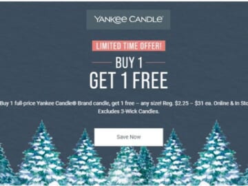 Yankee Candle | B1G1 Free Large Candles