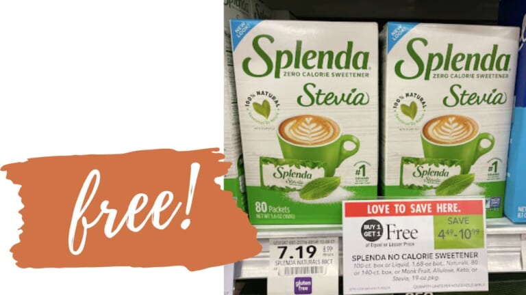Get FREE Splenda Stevia at Publix!