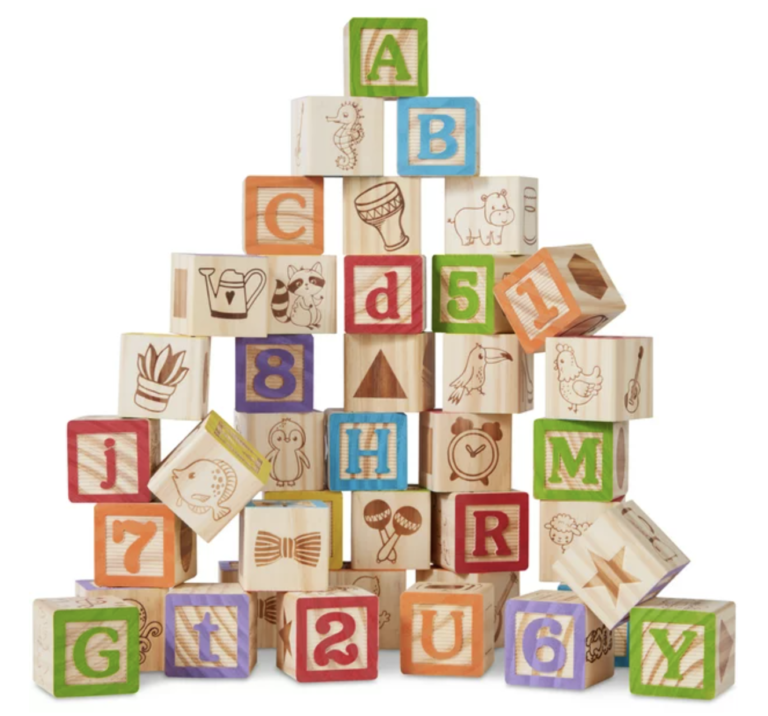 Kids’ Wooden ABC 40-Piece Block Set for just $16.99!