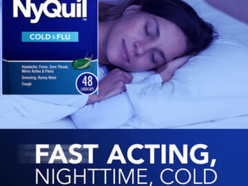 Save on Vicks Quils as low as $14.09 After Coupon (Reg. $17.88) Relief for Cold and Flu!