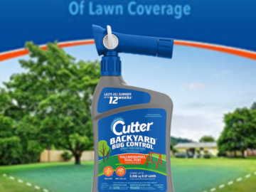 Cutter Backyard 32 oz Bug Control Spray Concentrate as low as $9.76 Shipped Free (Reg. $16.99) – 28K+ FAB Ratings!