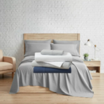 6-Piece Serta So Soft Gray Bed Sheet Set $15 + FAB Ratings!