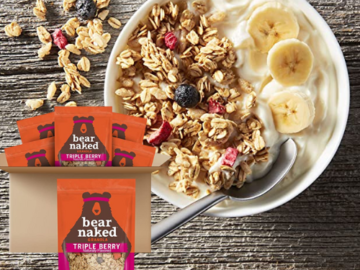 6-Pack Bear Naked Fit, Granola, Triple Berry, 12 oz Bags as low as $11.58 Shipped Free (Reg. $23.16) – $1.93/Bag – Kosher and Vegan