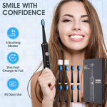 Electric Waterproof Toothbrush with 8 Dupont Brush Heads $9.99 After Coupon (Reg. $25.99) + Free Shipping