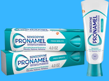 2-Pack Sensodyne Pronamel Fresh Breath Enamel Toothpaste as low as $5.84 After Coupon (Reg. $12.49) + Free Shipping! $2.92/ 4 Oz Tube!
