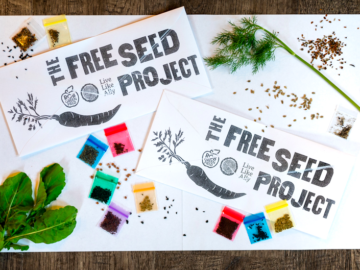 Free Packet of Vegetable Seeds!